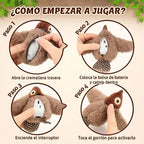 🐾 Juguete interactivo de pájaro para gatos - ¡Diversión y entretenimiento para tu gato!